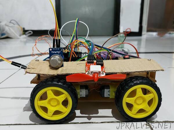 Mini AGV as a Gas Decomposer using Fan with PID Control