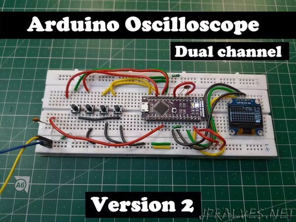 Arduino based Dual channel Oscilloscope
