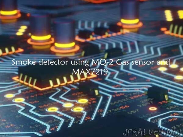Smoke detector using MQ-2 Gas sensor