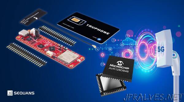 New 8-bit MCU Development Board Connects to 5G LTE-M Narrowband-IoT Networks