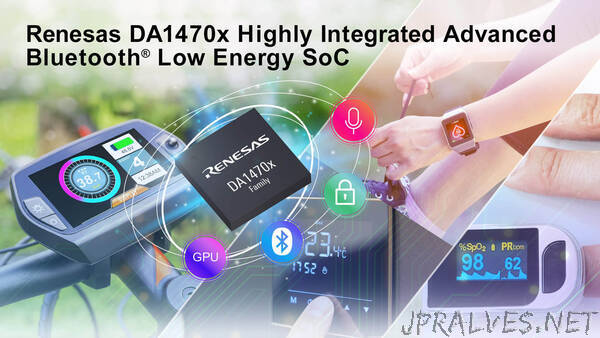 Renesas Launches World’s Most Highly Integrated Advanced Bluetooth Low Energy SoC