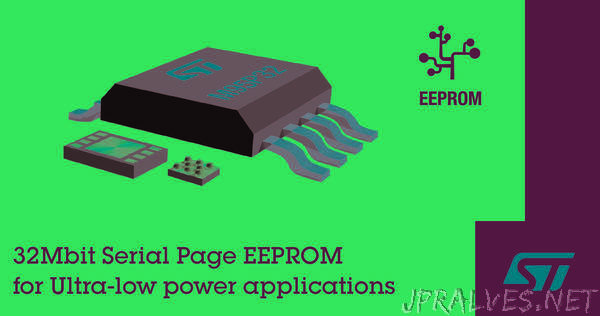 STMicroelectronics delivers breakthrough in non-volatile memory with industry’s first Serial Page EEPROM