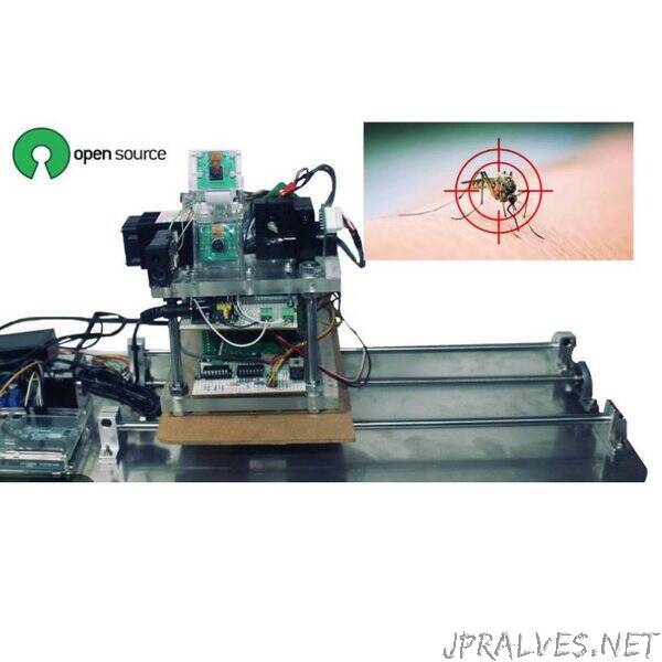 Laser device for neutralizing - mosquitoes