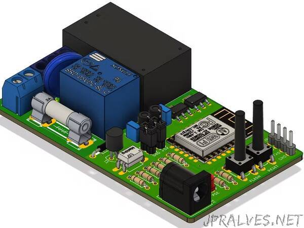 Wifi IoT ESP8266 Relay Board Schematic