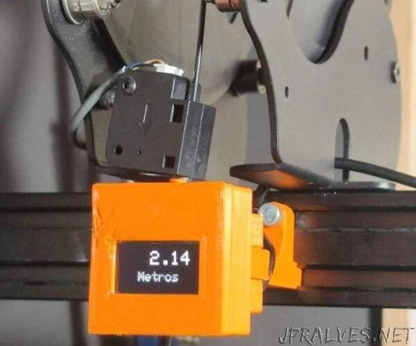 Mini Filament Counter for 3d Printer