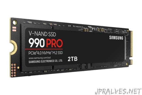 Samsung Electronics Unveils High-Performance 990 PRO SSD Optimized for Gaming and Creative Applications