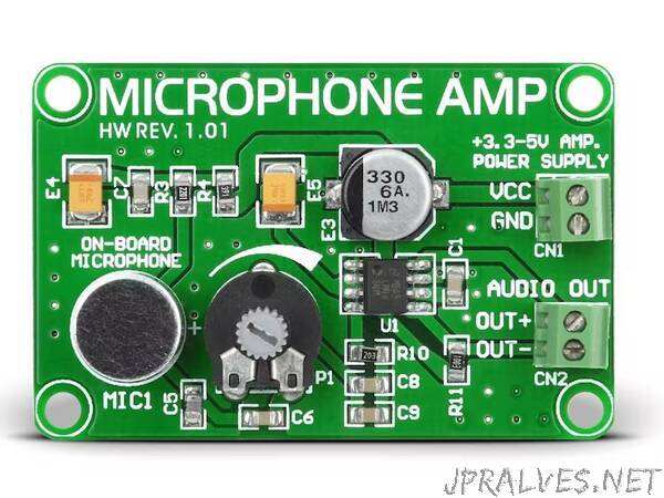 Inexpensive Microphone amplifier circuit