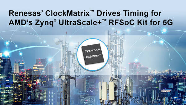Renesas’ ClockMatrix System Synchronizer Delivers Class D Compliance for O-RAN S-Plane Requirements