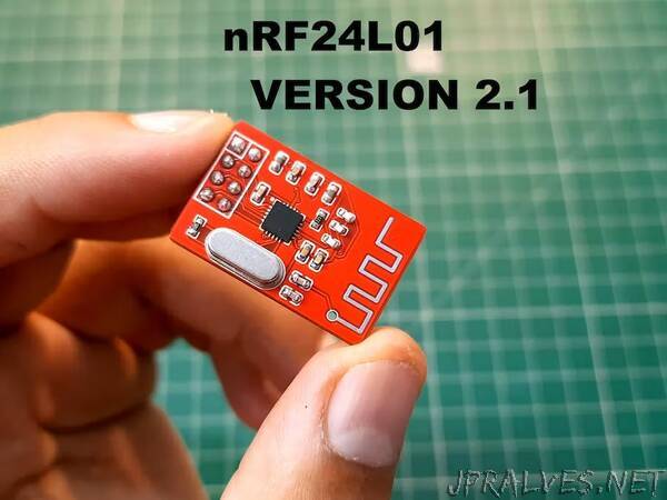 I made my own NRF24L01 module