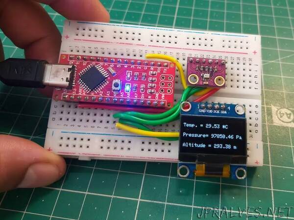 Temperature /Pressure meter using Arduino