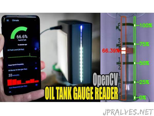 OpenCV Oil Tank Gauge Reader with Home Assistant Integration
