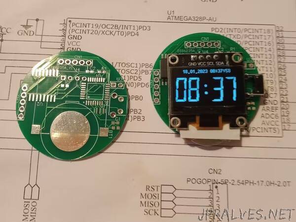 Ultra precise retro style OLED ArduWatch
