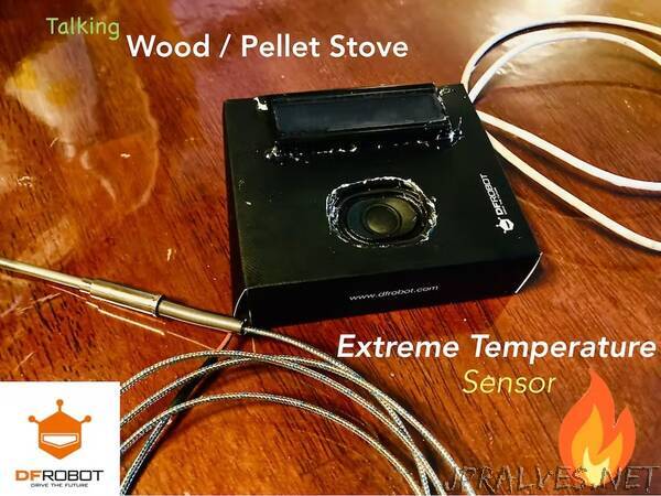 Talking Wood / Pellet Stove High Temperature Sensor