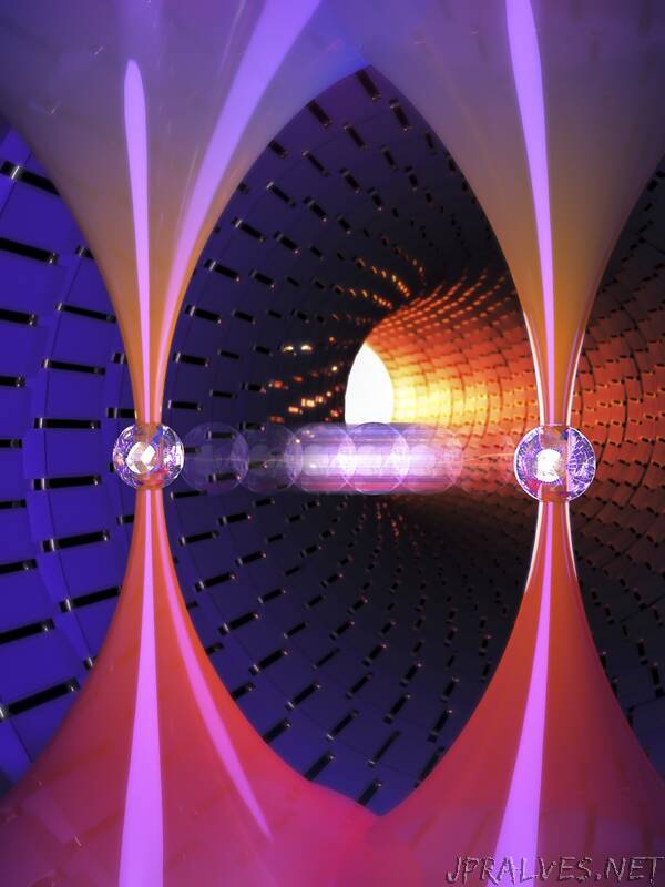 In the world’s smallest ball game, scientists throw and catch single atoms using light