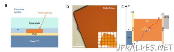 USTC Realizes Highly Bright and Stable Single-crystal Perovskite LEDs