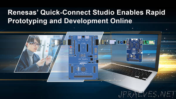 Renesas Unveils Quick-Connect Studio: Industry’s First-Ever Cloud-based System Development Tool to Dynamically Create IoT Software