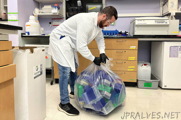 Recycling plastics from research labs