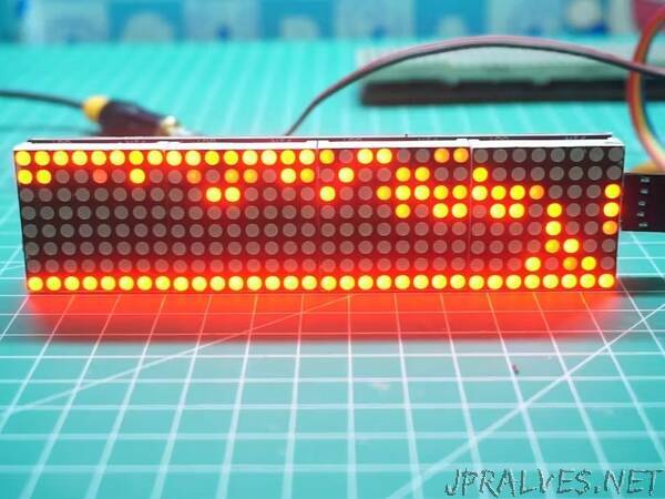 Audio Spectrum Visualizer Using Arduino & Matrix Display