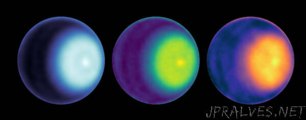 NASA Scientists Make First Observation of a Polar Cyclone on Uranus