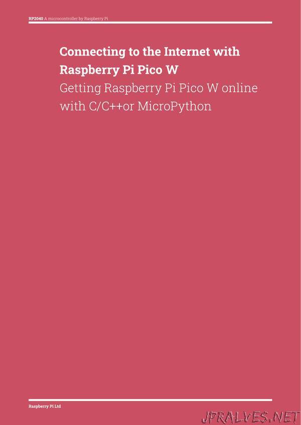Connecting to the Internet with Raspberry Pi Pico W