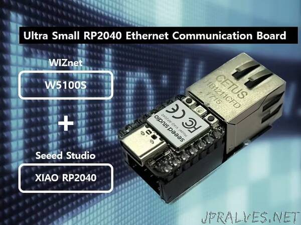 Ultra Small Ethernet + RP2040 Board Production Record