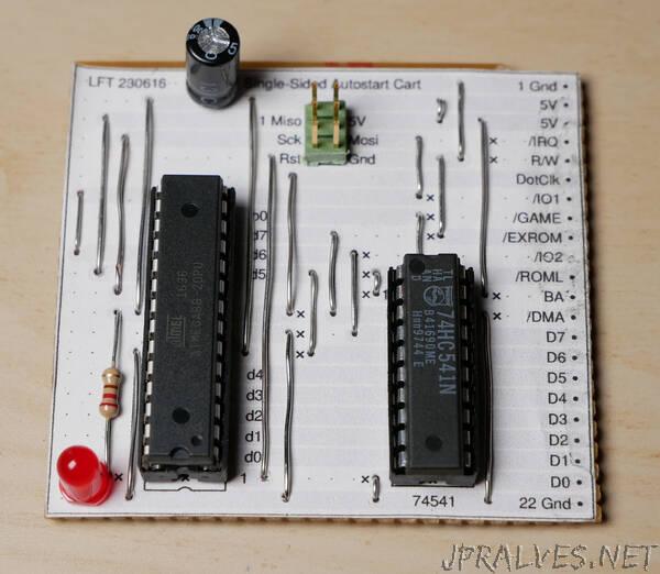 C64 Cartridge on a Stripboard
