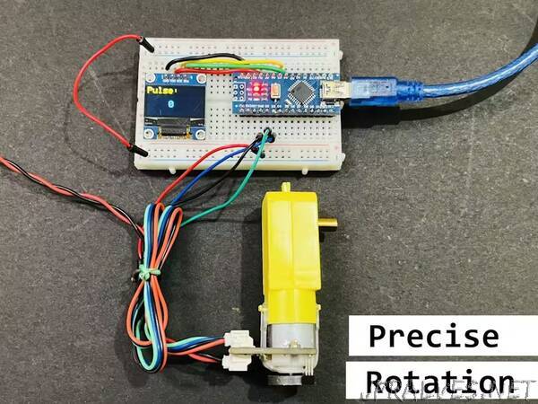BO Motor With Encoder Gives Precise Movement
