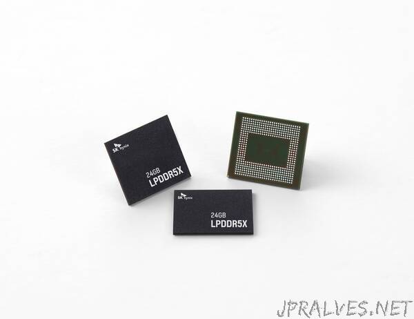 SK hynix Starts Mass Production of Industry’s First 24GB LPDDR5X DRAM