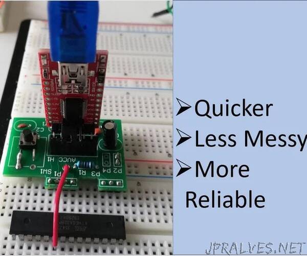 Atmega328P Shield for Quick Prototyping on Breadboards
