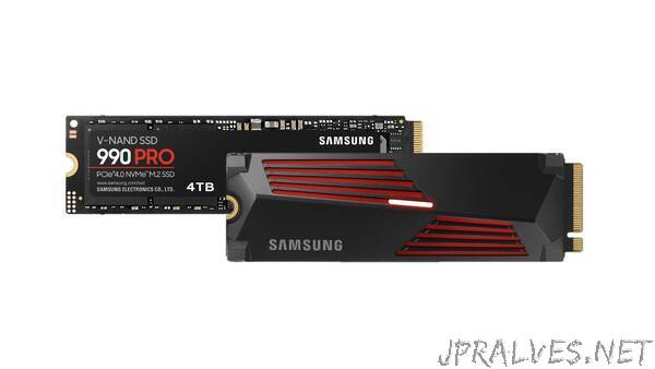 Samsung Electronics’ 4TB SSD 990 PRO Series Brings Ultimate Performance and Capacity for Gamers and Creators