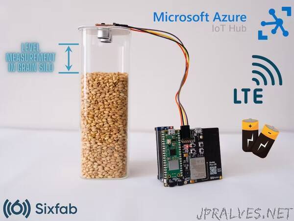 Battery-Powered Silo & Level Measurer: Pico LTE and Azure