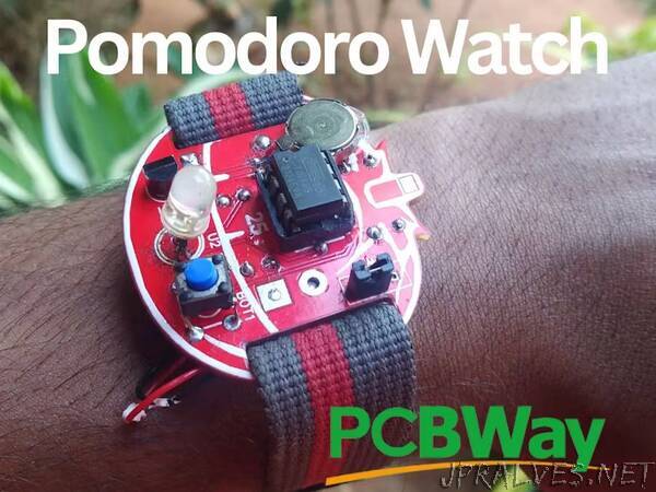 DIY Pomodoro PCB Watch - Boost Your Productivity!