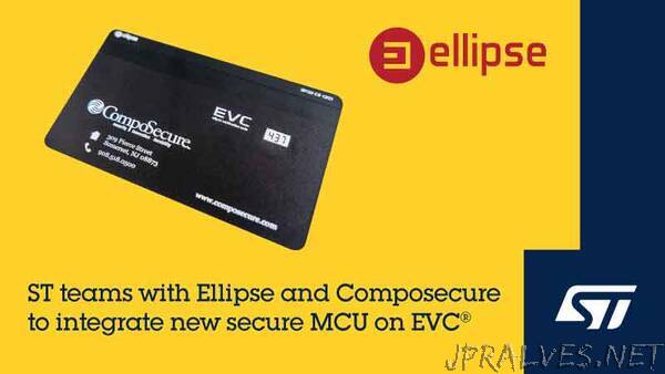 STMicroelectronics protects and powers Ellipse’s industry-leading battery-free dynamic card-verification micromodules for payment cards