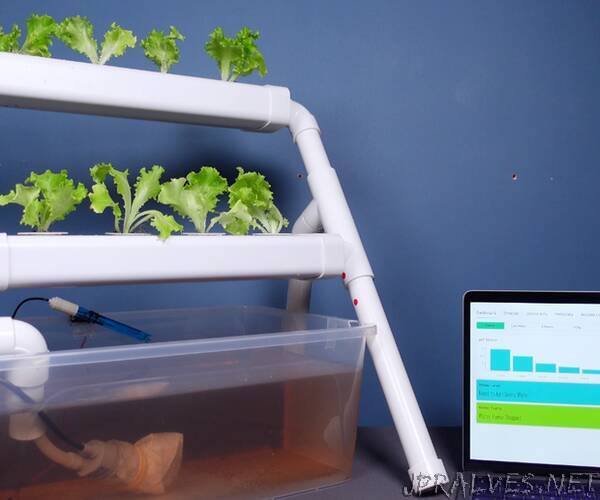 Make Your Hydroponics System Fully Automated and View Data Via the Dashboard