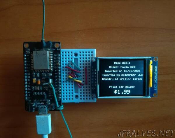 DIY IoT Electronic Shelf Label With Google Firebase