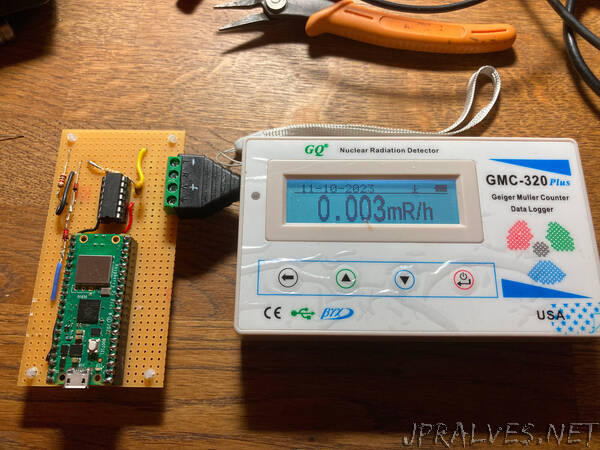 Random Number Generator using common Geiger counter