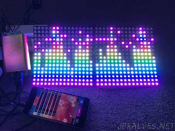 Building a Colorful LED Matrix Display with WS2812B