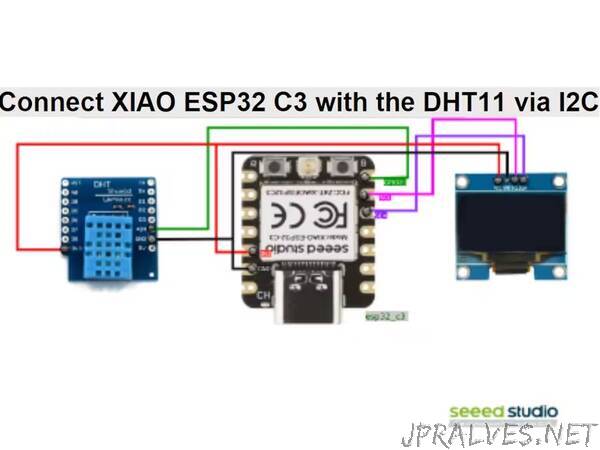 Connect XIAO ESP32 C3 with the DHT11 via I2C