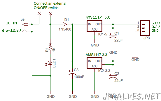 Ams1117 5v Circuit Diagram