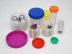 Customizable Container with Knurled Lid