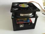 Arduino case with fan mount