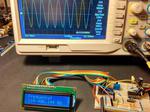 100MHz frequency counter with LCD display