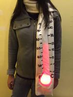 Neopixel Giant Thermometer Scarf