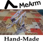Hand-Made MeArm controlled with Arduino