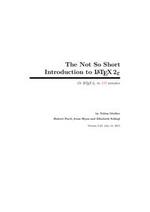 The Not So Short Introduction to LATEX 2E
