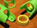 Modular hollow universal joint for cable management