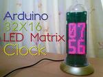 Arduino 32X16 LED Matrix Clock