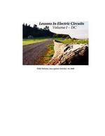 Lessons In Electric Circuits - Vol I - DC