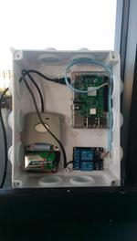 PIGate, web enabled garage door/gate opener