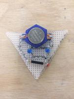 3D Printed Sewable Battery Holder